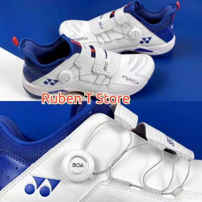 Badminton Shoes Yonex Shb 88 D White Kevin Sanjaya Shopee Indonesia