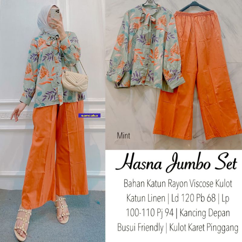 hasna jumbo set by sancaka
