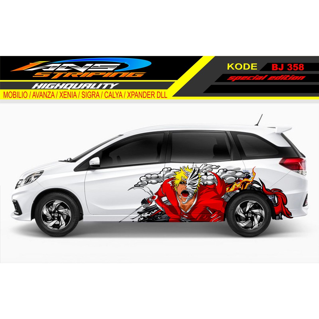 STICKER MOBIL MOBILIO / DECAL STICKER MOBILIO / STIKER VARIASI MOBIL TERBARU / STIKER / STIKER NARUT