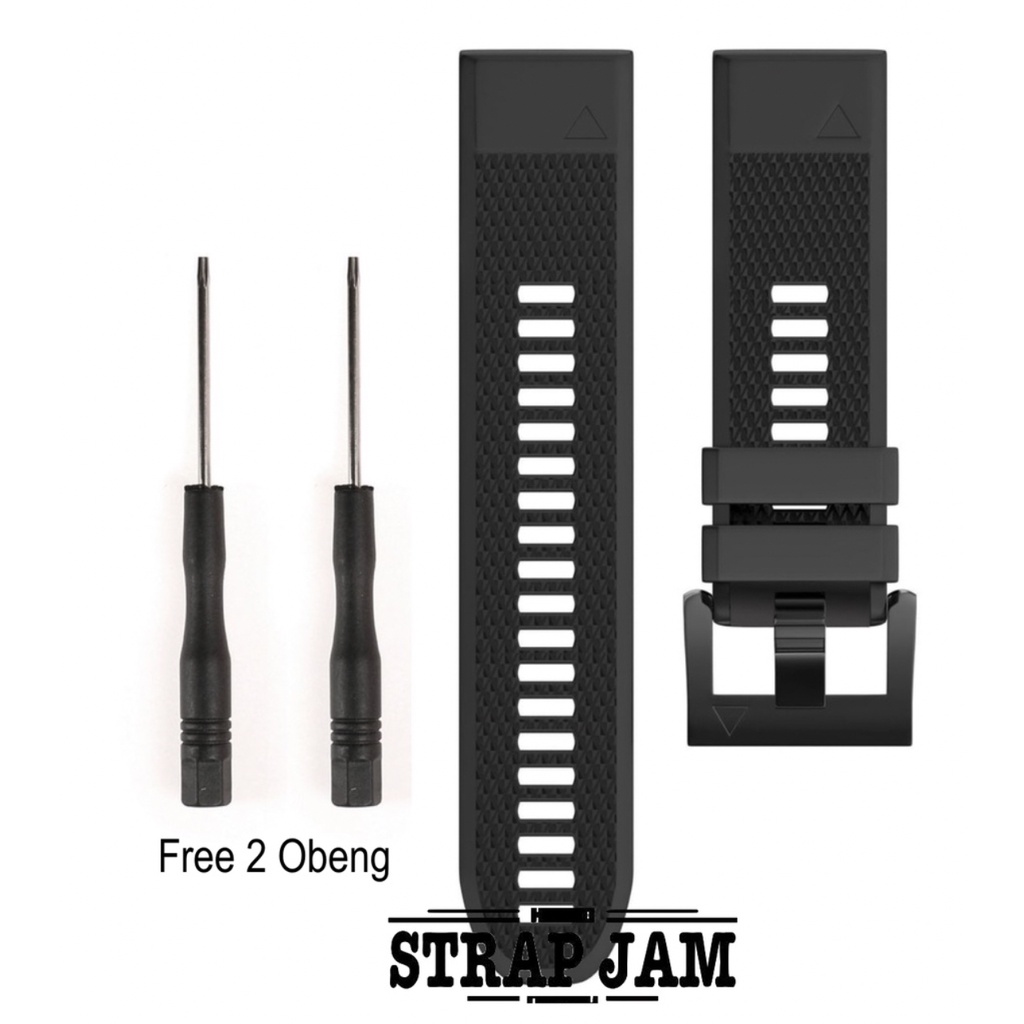 MF5 Watch Strap Garmin Fenix 7 47mm - Tali Jam Tangan 22mm Quick Fit Silikon Rubber