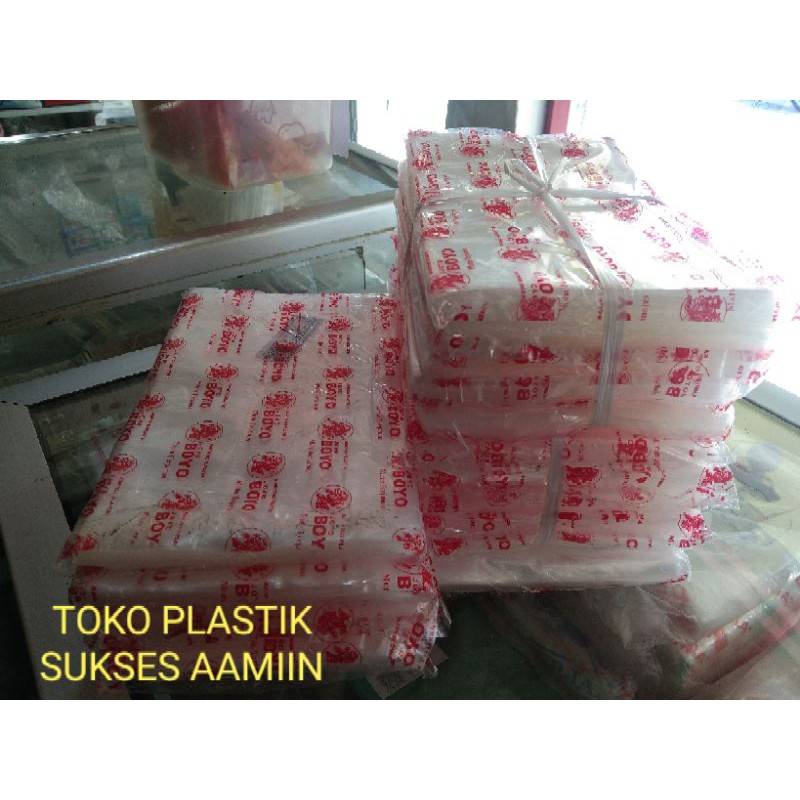 plastik joyo boyo ukuran 12x20 Tebal 0,5