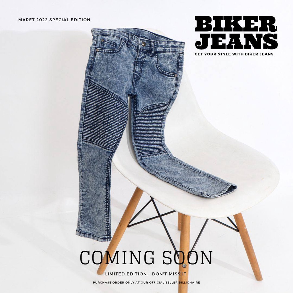 Celana Jeans Biker By Billionaire