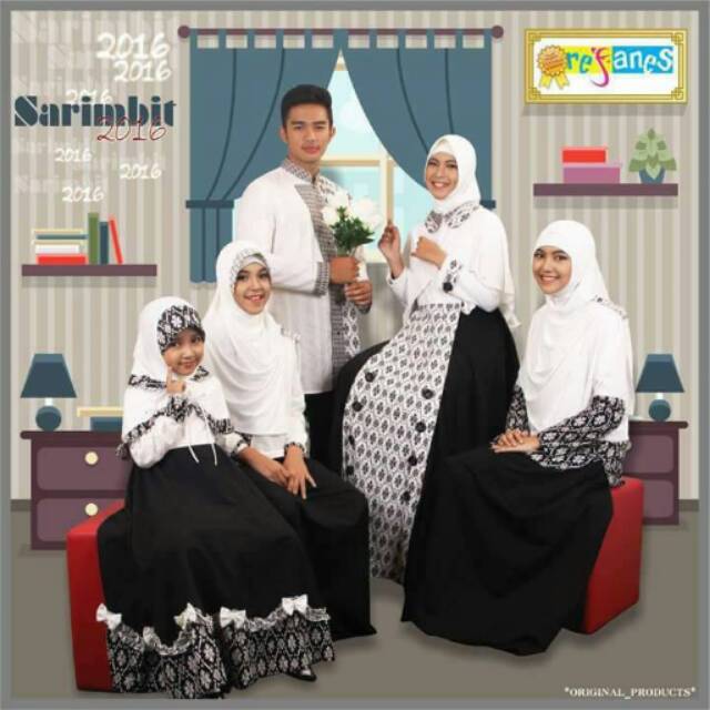 Sarimbit Keluarga Refanes Black & White SALE 20%