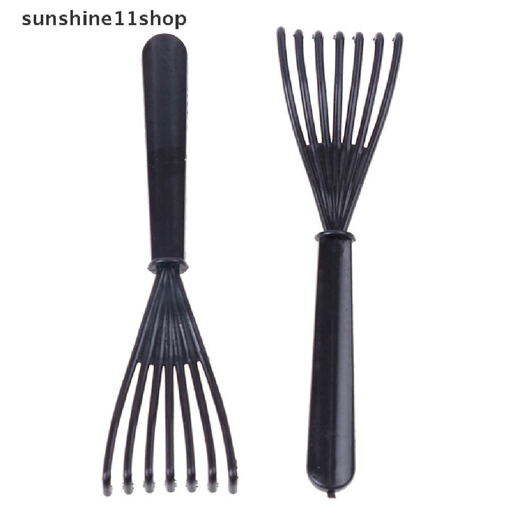 (SHO) 2pcs / Set Sikat Pembersih Sisir Rambut Lembut