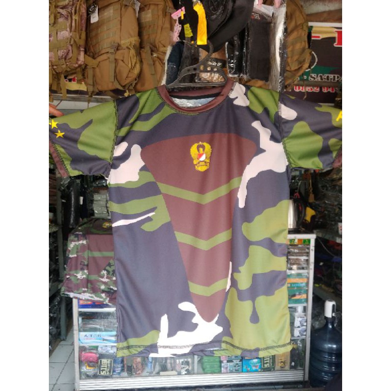 Kaos Jersey Dryfit TNI AD Model Jatah Kasad Fullprint