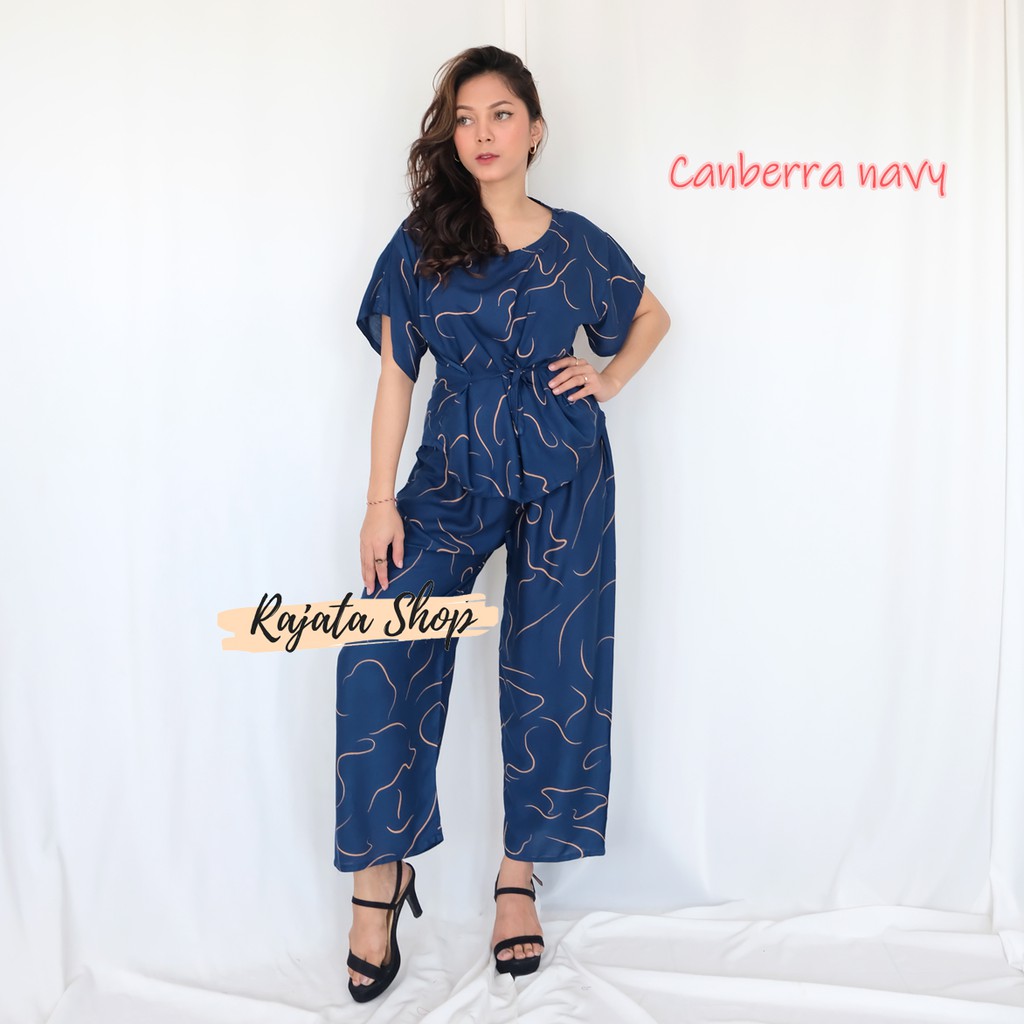 DASTER SETELAN BABYDOLL-BD CANBERRA NAVY