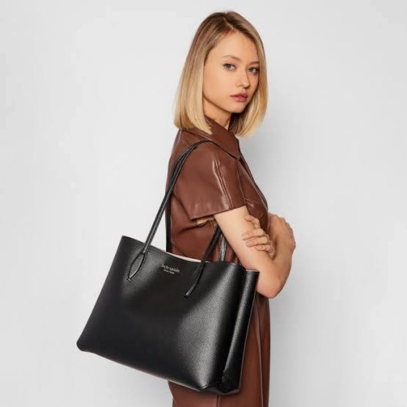 Tas Wanita Kate Spade All Day Tote Large Black KateSpade Tote Original