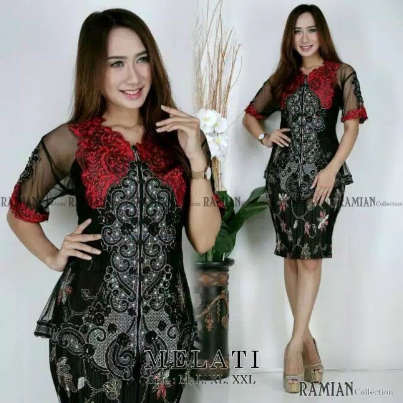 SETELAN KEBAYA PAYET PENDEK/KEBAYA WISUDA/SERAGAMAN KEBAYA PAYET/KEBAYA MODERN/SERAGAMAN NATALAN