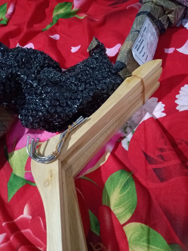 Hanger Kayu Tanpa Palang (isi 5pcs)