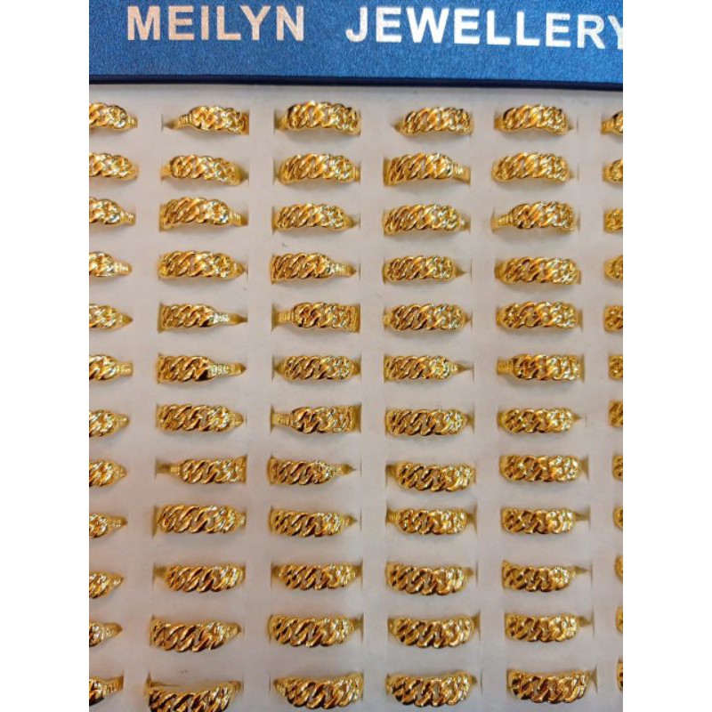 CINCIN POLOS RANTE EMAS PERHIASAN WANITA XUPING