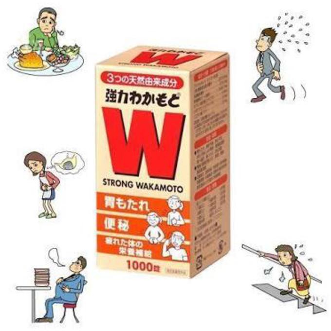 

STOK TERBATAS WAKAMOTO Strong Obat Maag/Nyeri Lambung/Pencernaan 1000Tabs MURAAH