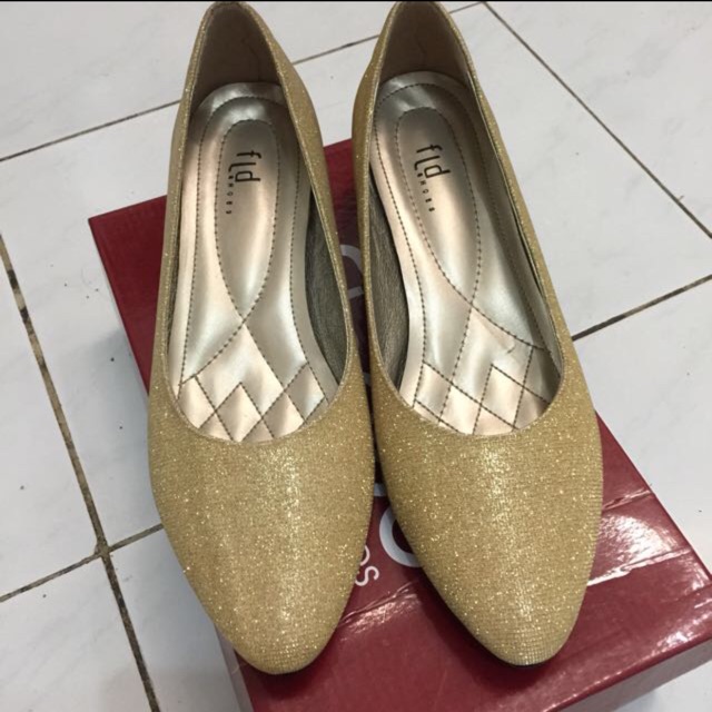 New heels fladeo gold