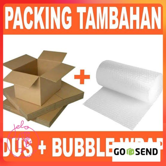 

Kardus Proteksi BARU + Bubble Wrap Untuk Semua Product