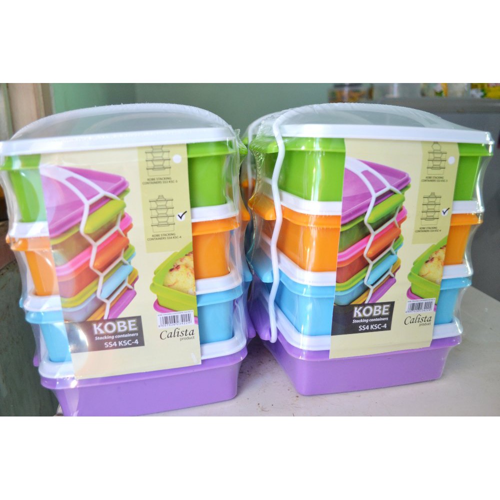 Calista Kobe Premium Rantang 4 Susun - Random