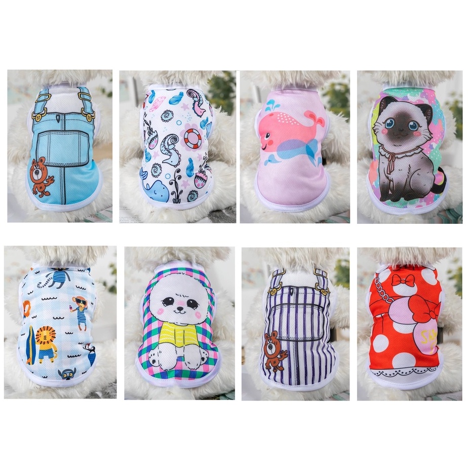 Pakaian Baju Hewan Rompi Kucing Anjing Kelinci Chihuahua Pom Poodle
