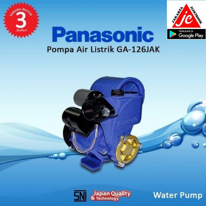 PANASONIC POMPA AIR OTOMATIS 125W GA-126JAK