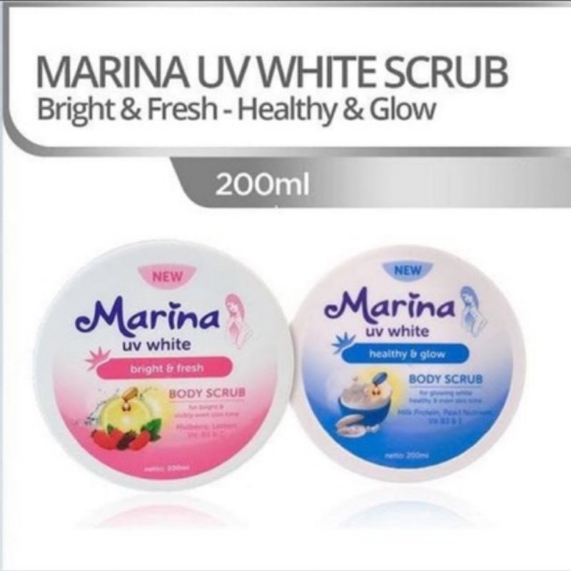 Marina UV White Body Scrub 200 ml