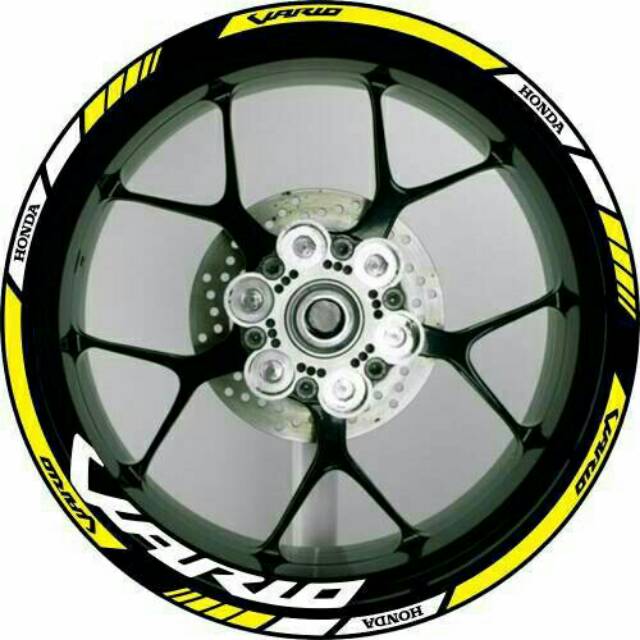 Sticker velg motor honda vario uk velg ring 14