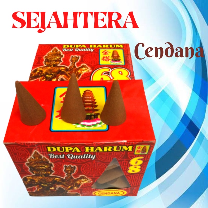 Dupa Tumpeng 68 Wangi “Cendana” Kotak 250gr Natural