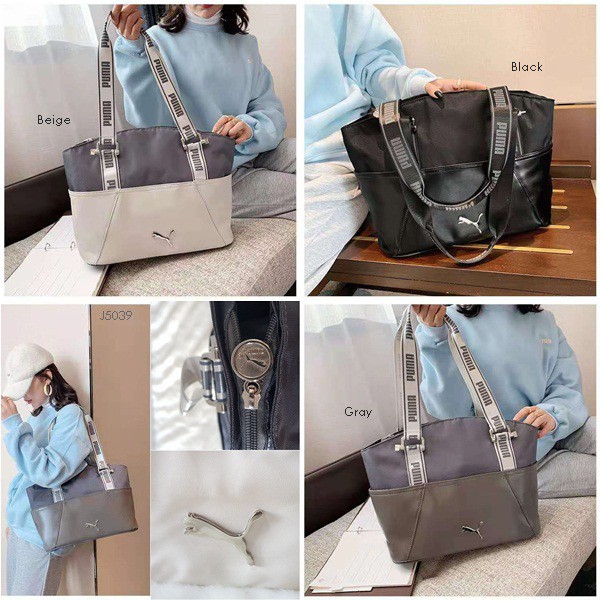 PUMA STYLISH TOTE BAG TAS TRENDY CEWE SPORTY GIRL TAS JALAN  TAS WANITA IMPORT J5039