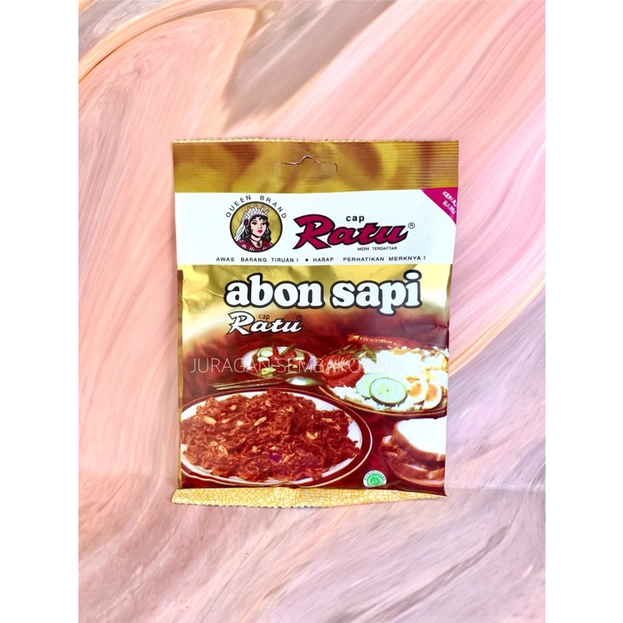 

ABON- ABON SAPI CAP RATU / ABON SAPI RATU ECERAN ASLI -MAKANAN-KERING.