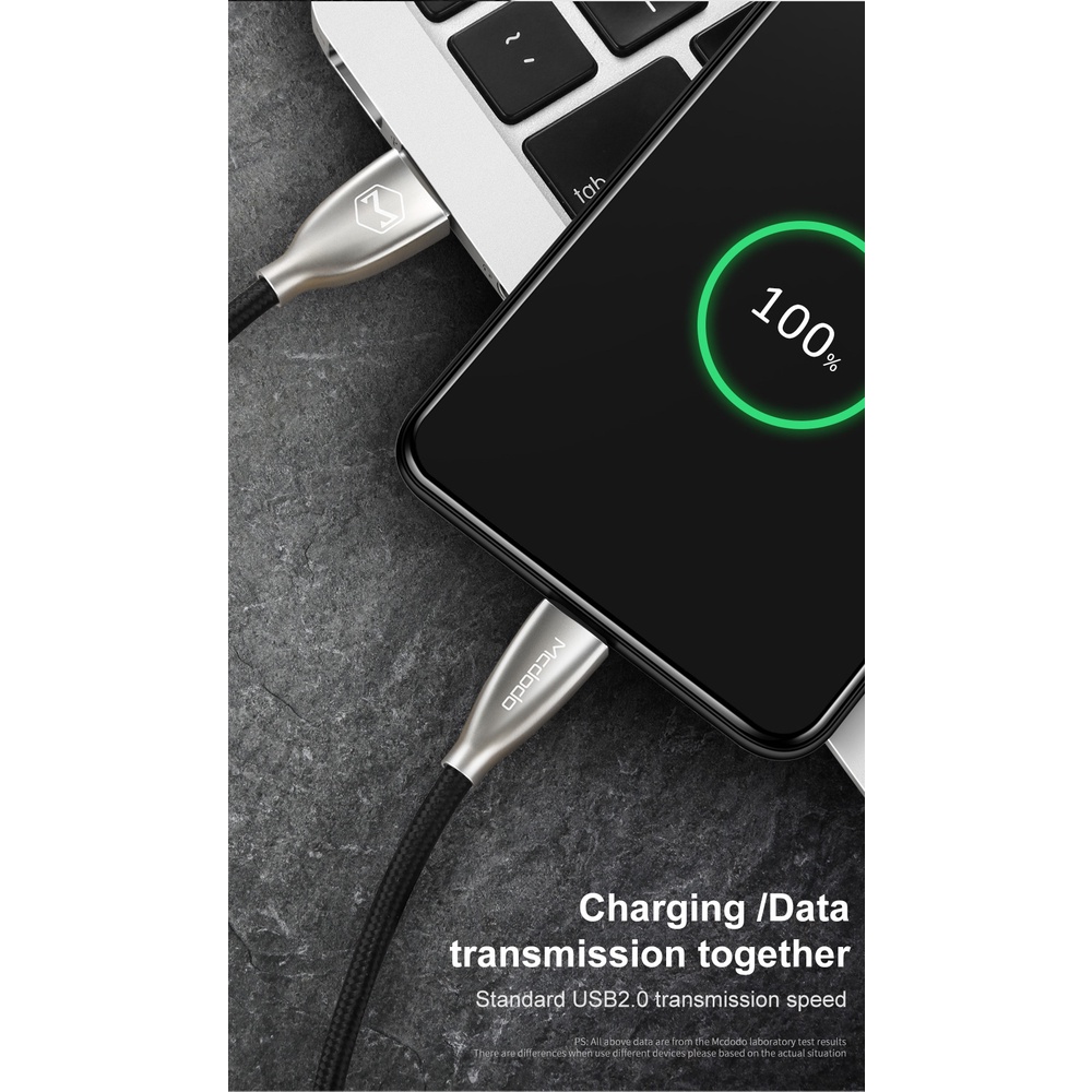 Mcdodo Kabel Data Micro USB Fast Charging 4A VOOC OPPO QC 3.0