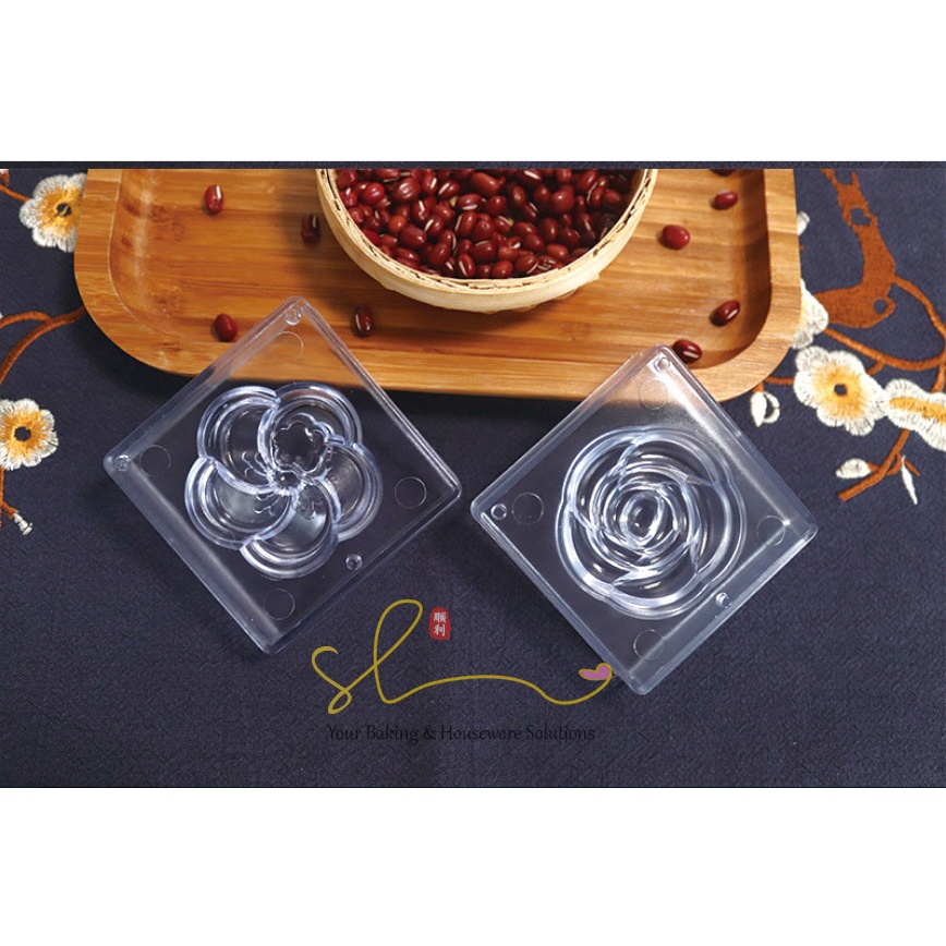 Cetakan Kue Nastar Taiwan Wagashi Mochi Kue Kering Bunga Mawar 35gr
