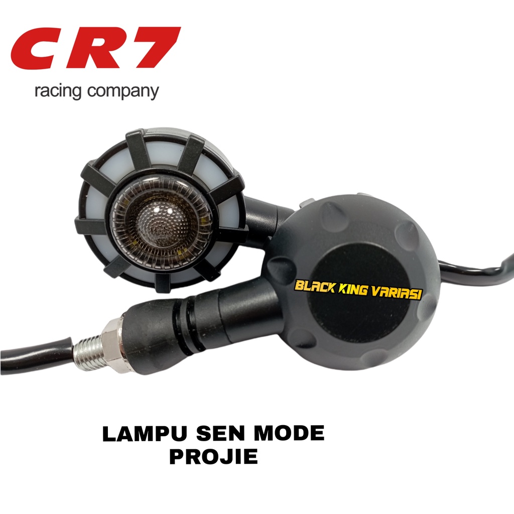 NEW Lampu Sen model proji Running Standby 2 warna Senja SeIn Motor Universal 2 mode