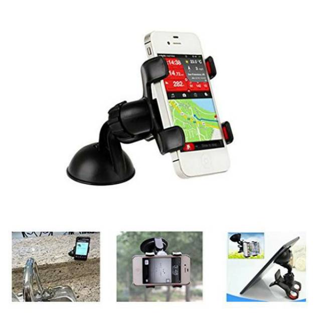 CAR HOLDER UNIVERSAL Lazypod Phone Holder 360 Derajat Car Holder Hp Mobil Phone Mount Handphone Gps