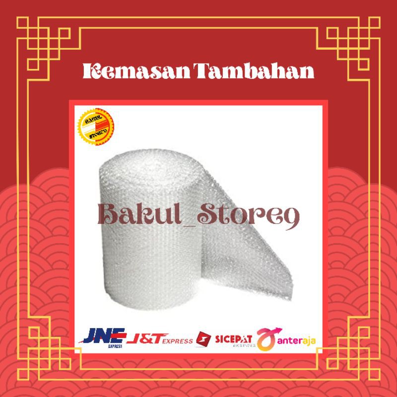 Tambahan Bubble Wrap untuk Packing safety