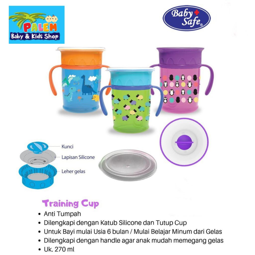 Baby Safe 360 Sippy Cup with Handle / Babysafe Sippy Cup AP013