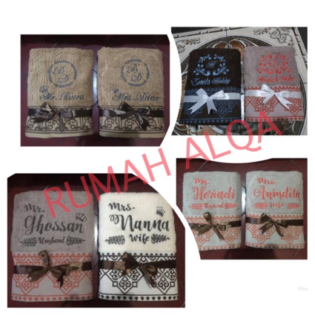 HANDUK COUPLE BOX SET 70X140 TERRY PALMER