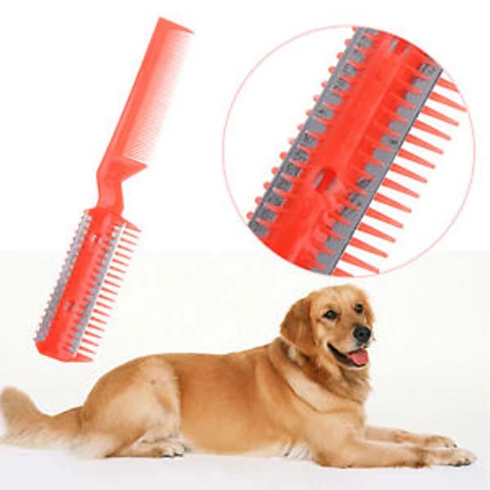 1 Piece Random Color Pet Hair Trimmer Comb Cutting Remover Brush / Dog Cat Hair Trimmer for Pet Cat Accessories