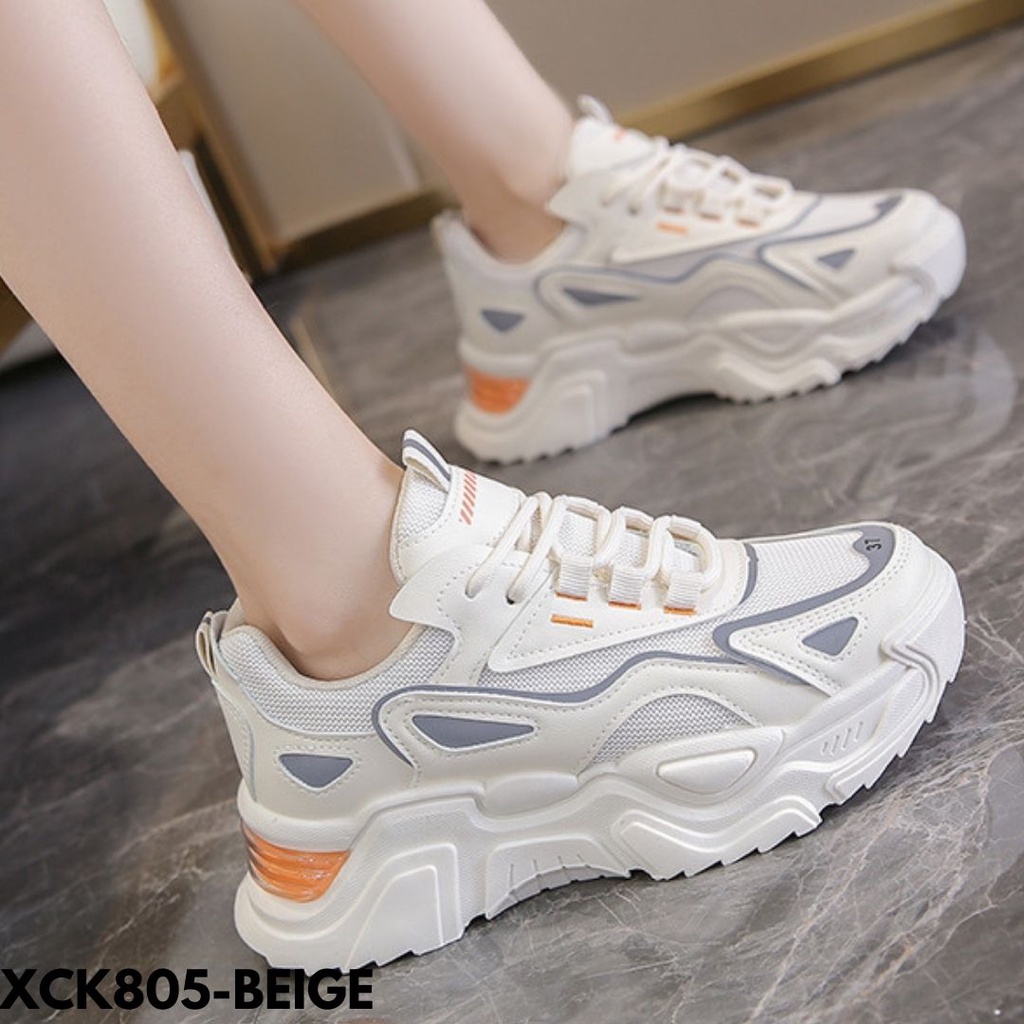 SEPATU SNEAKERS WANITA STYLIST BANGET COCOK PAKAI PHOTOSHOOT BAHAN CANVAS IMPORT CK805