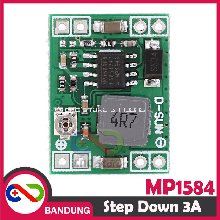 MP1584 ADJUSTABLE STEP DOWN DC 3A 4.5-28V TO 0.8-20V LM2596