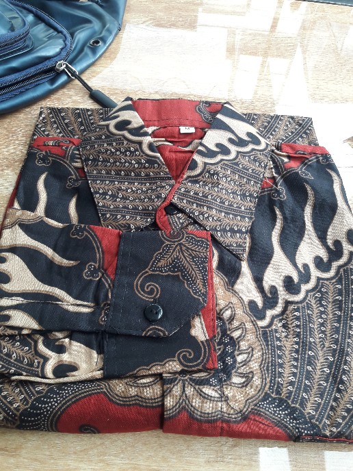 Size M L Xl Xxl Bswart Batik Hrb026 Kenongo Hem Pendek Padi Pekalongan M L Xl Batik Pria Murahl