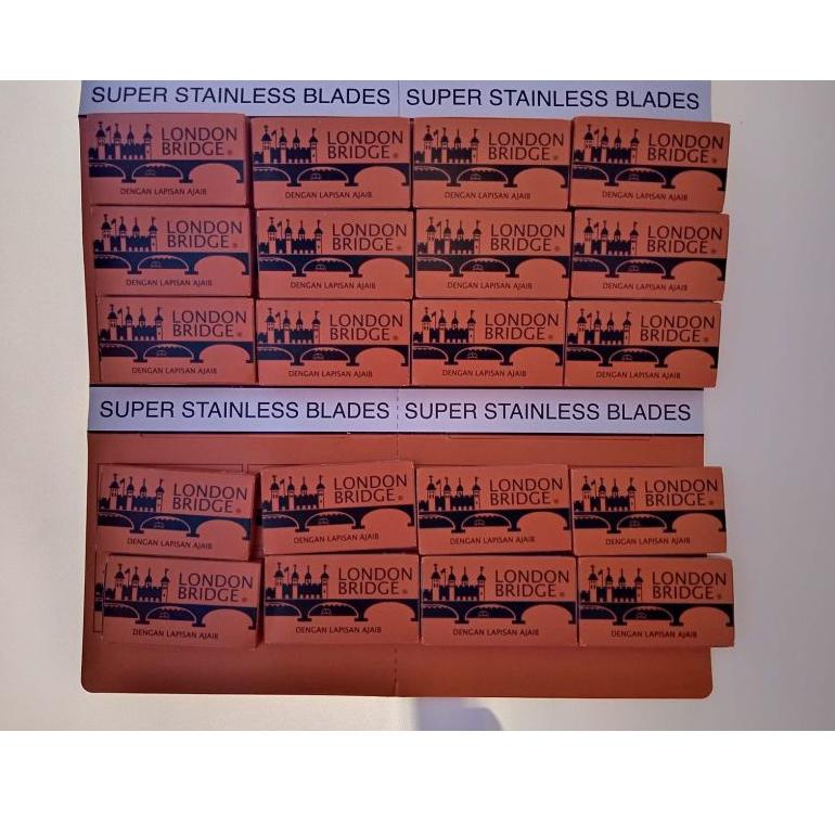 TERBARU silet london bridge isi silet cukur refill cukur isian cukur london bridge original ❤sachiko
