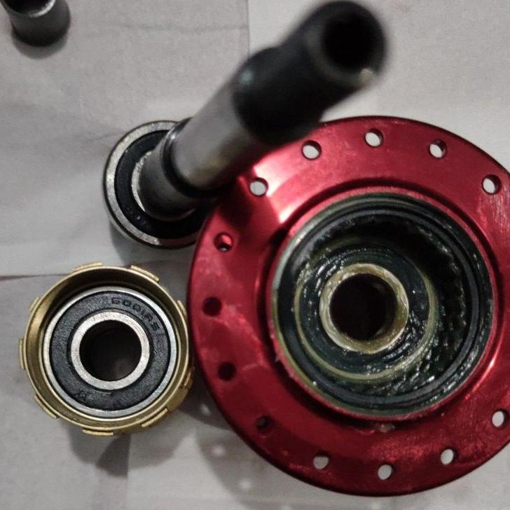 LANGSUNG KIRIM.. hub freehub jangkrik 6 bearing 32 h pacific sp-b409