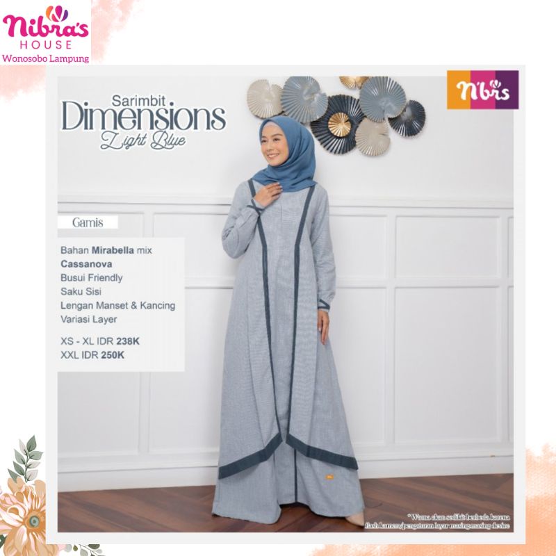 Sarimbit Dimensions Gamis Nibras
