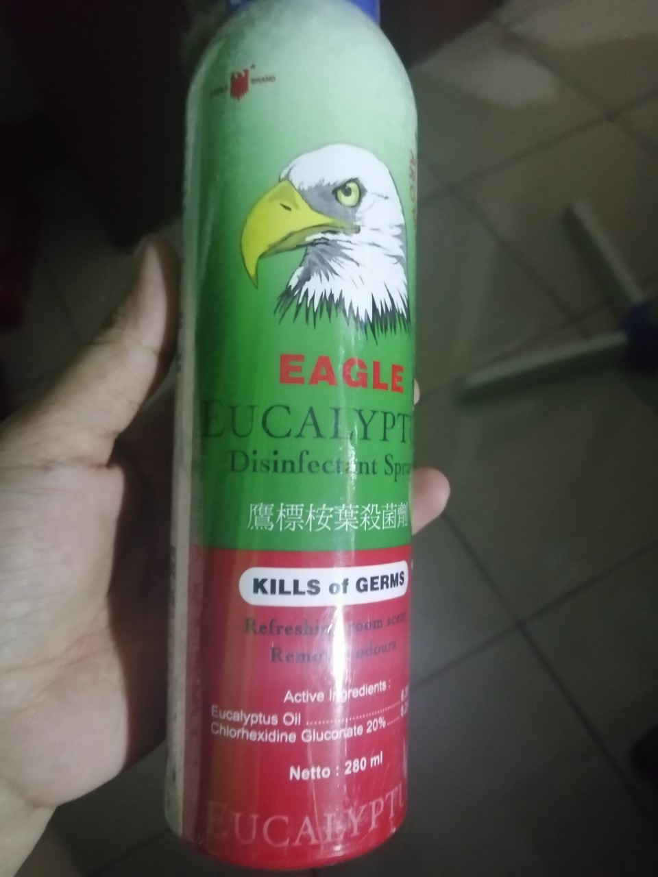 Eagle Eucalyptus Disinfectant Spray 280 Ml Pengharum Ruangan
