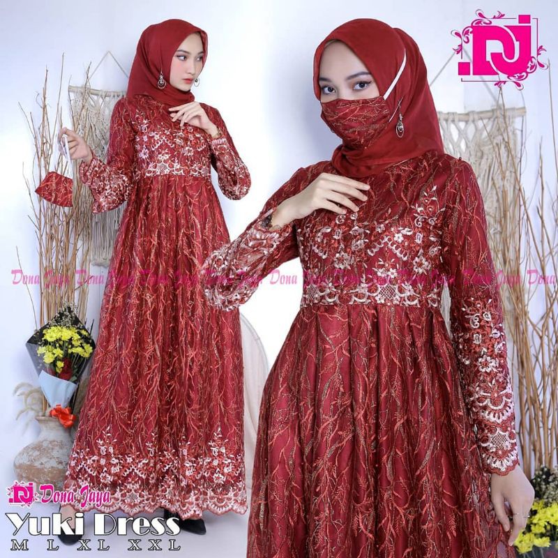 Dress kebaya / yuki dress / gaun pesta modern / kebaya resepsi