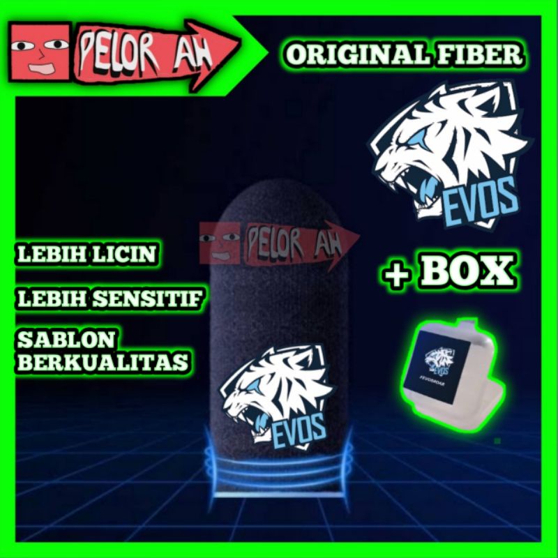 SARUNG JEMPOL GAMING EVOS MURAH | SARUNG JARI JEMPOL EVOS BTR RRQ ORIGINAL GAMING FF ML PUBG