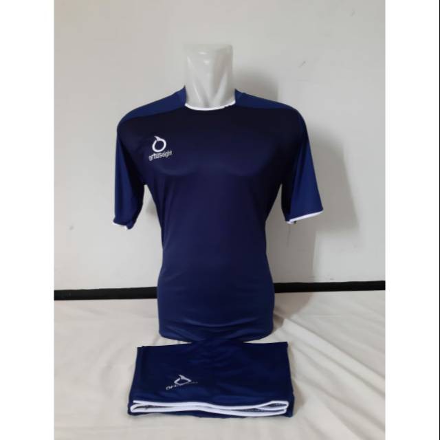 Jersey setelan Futsal Ortuseight Biru Donker 010