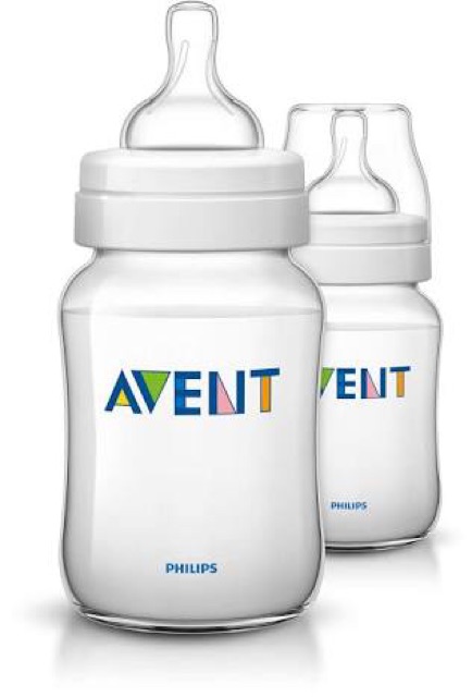 Avent - Classic Plus Bottle 125ml x 2 WHITE