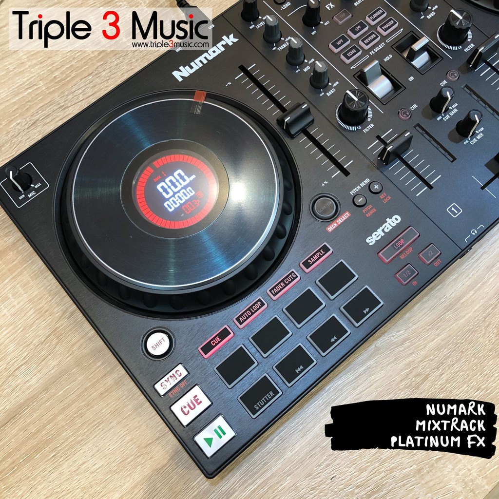 NUMARK Mixtrack PLATINUM FX DJ CONTROLLER 4 deck