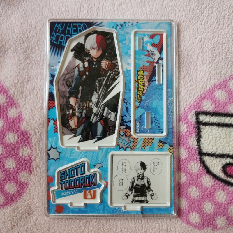 Todoroki Shoto Birthday Acrylic Stand Diorama 2021 Rare Official Original Merch Boku No Hero Academi