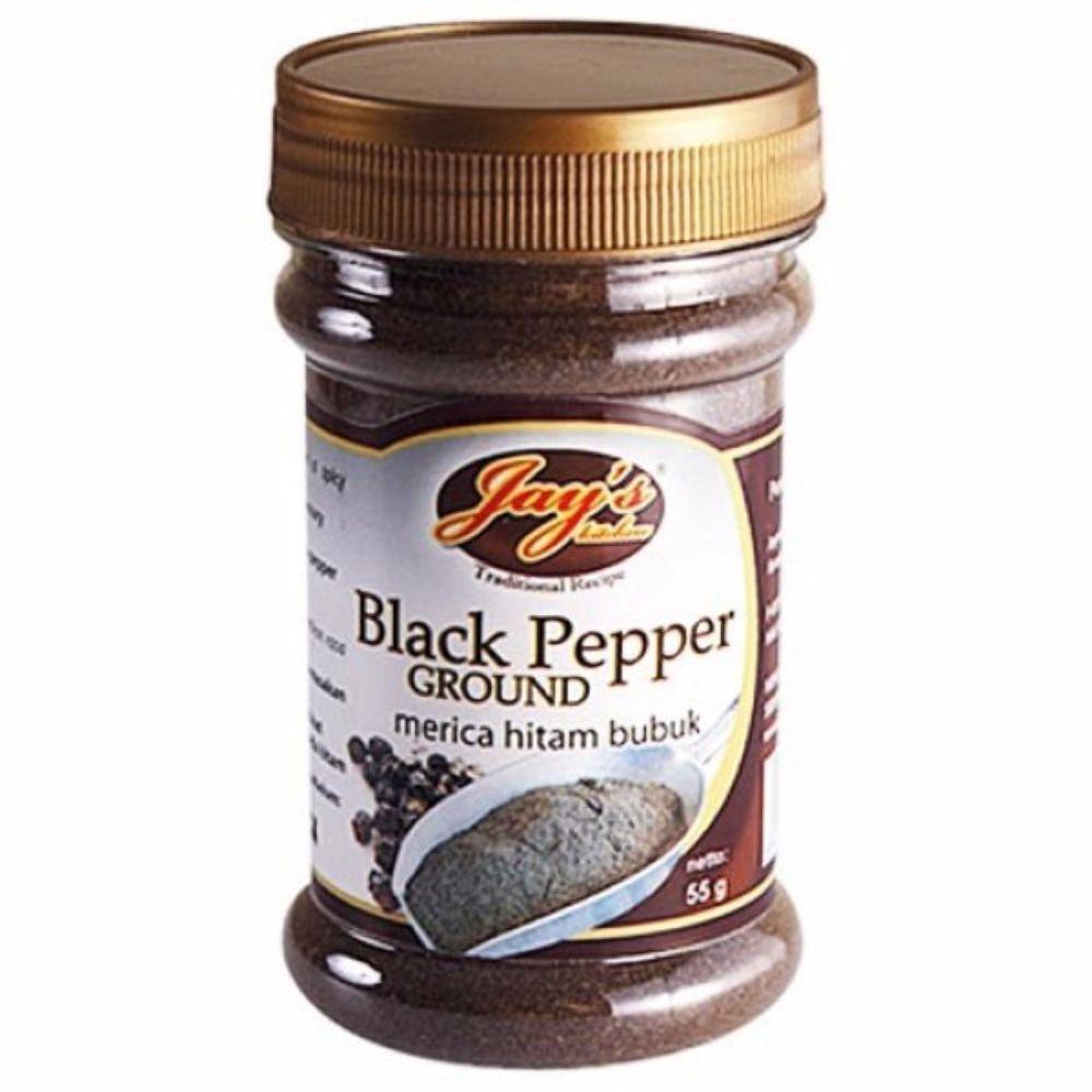 

Jay's Black Pepper Ground | Lada Hitam Bubuk Jays | Jay Lada Hitam