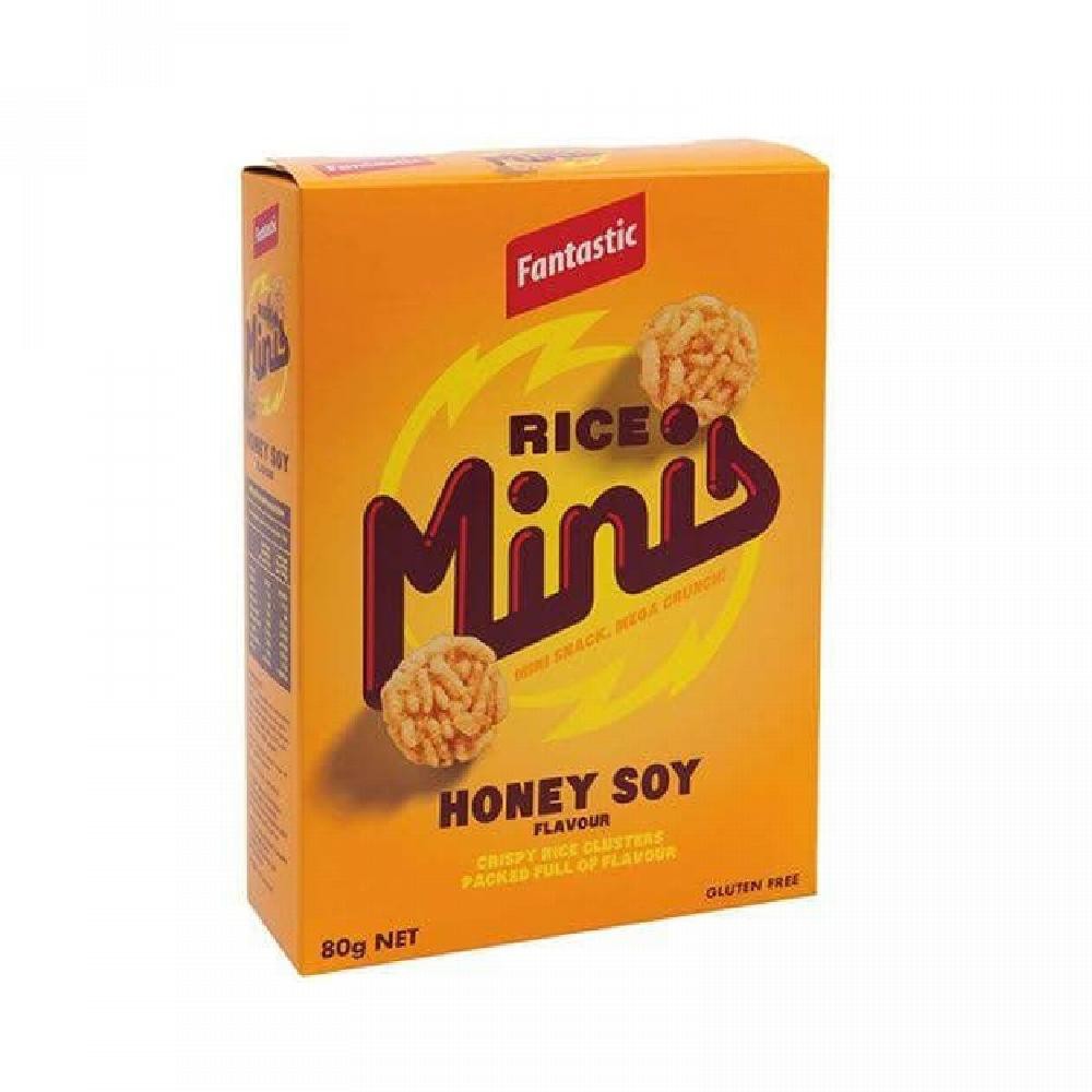 

Fantastic Rice Minis 80g Honey Soy Mini Snack Beras Gluten Free Thai
