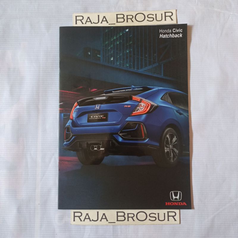 Poster brosur katalog booklet Honda Civic Hatchback RS 2021