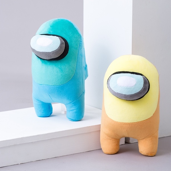 1pc 20cm Among Us Plush Stuffed Lembut Boneka Plushie Hewan Alien Mainan Permainan Kawaii Katun Untuk Anak-Anak Hadiah Natal Lucu